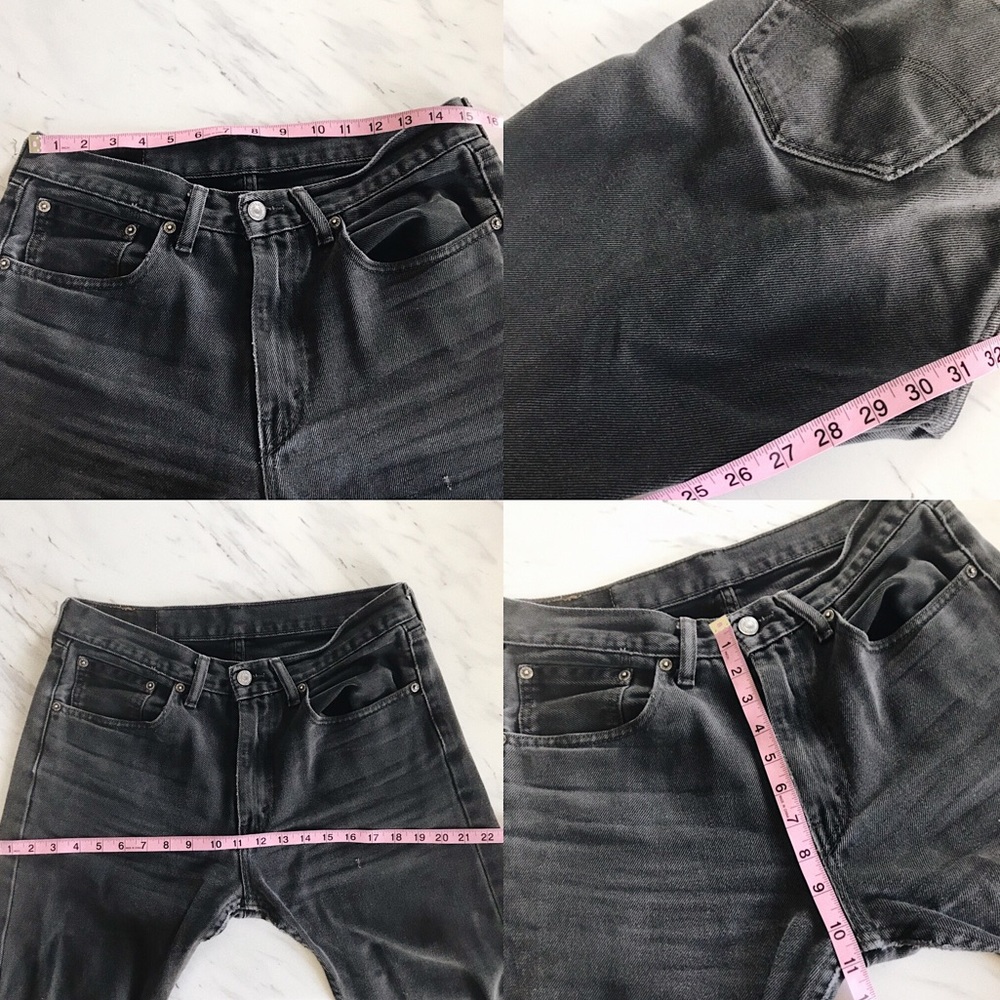 Vintage | Rare Levi’s 505 Distressed Black Jeans - Picture 8 of 8